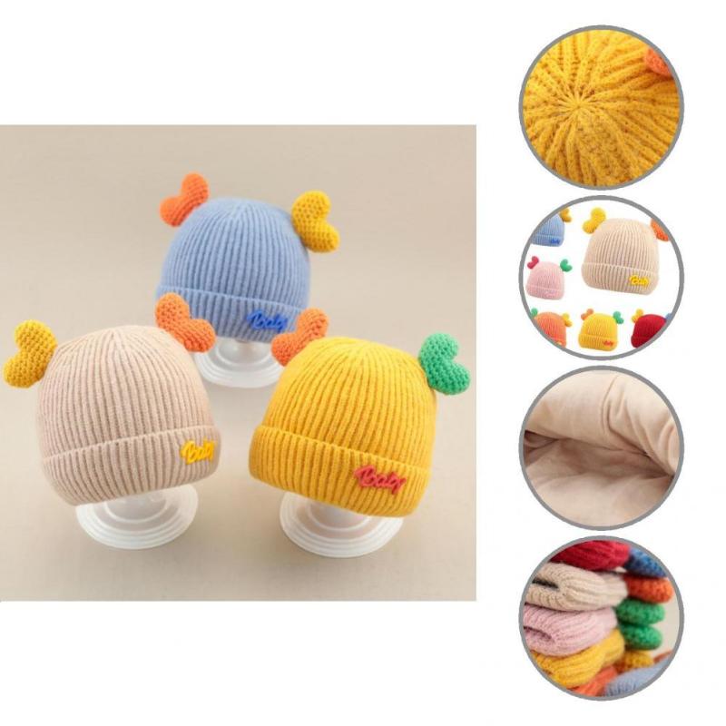 Caps & Hats Beanie Hat Vibrant Color Soft Warm-keeping Baby Cap With 2 Cartoon Ears For Autumn, Yellow
Caps & Hats Beanie Hat Vibrant Color Soft Warm-keeping Baby Cap With 2 Cartoon Ears For Autumn, Yellow