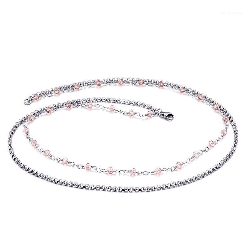 Bohemia Crystal Silver Femme Chain Necklaces Black Purple Pink Color Beads Link Nacklaes For Women Jewelry Chains
Bohemia Crystal Silver Femme Chain Necklaces Black Purple Pink Color Beads Link Nacklaes For Women Jewelry Chains