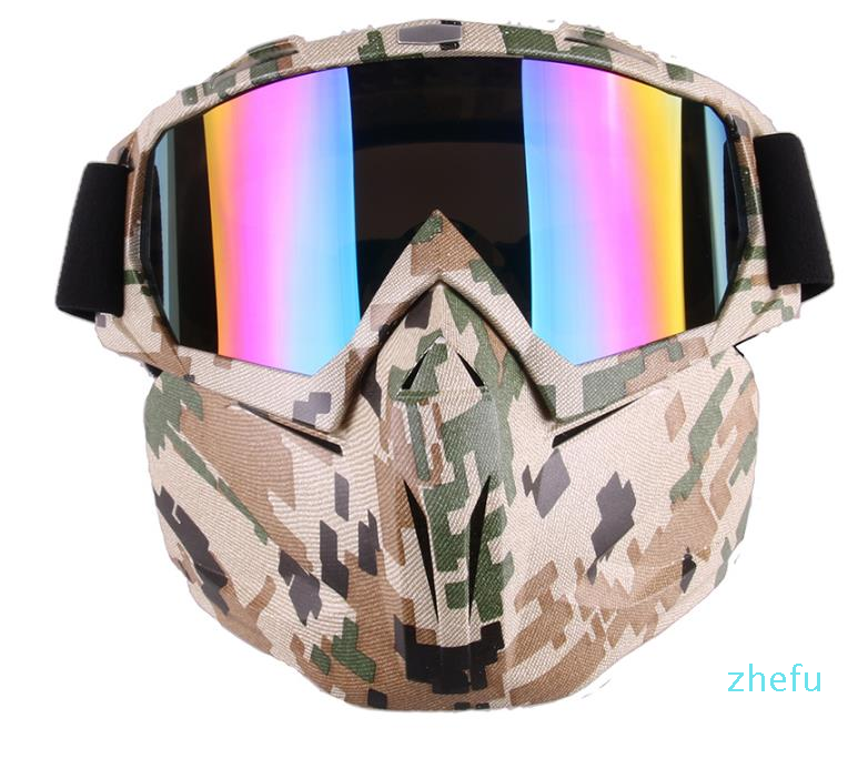 Winter Men Women Ski Snowboard Snowmobile Goggles Snow Windproof Skiing Glasses Motocross Cool Sunglasses With Face Mask