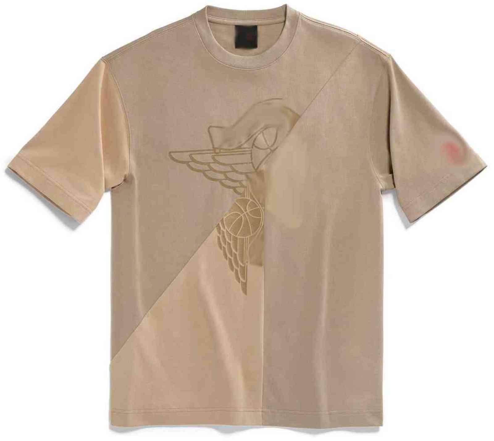 Travis Scott Cactus Jack Air Khaki / Desert Crew Neck Short Sleeve T-shirt Sale, Camel
Travis Scott Cactus Jack Air Khaki / Desert Crew Neck Short Sleeve T-shirt Sale, Camel