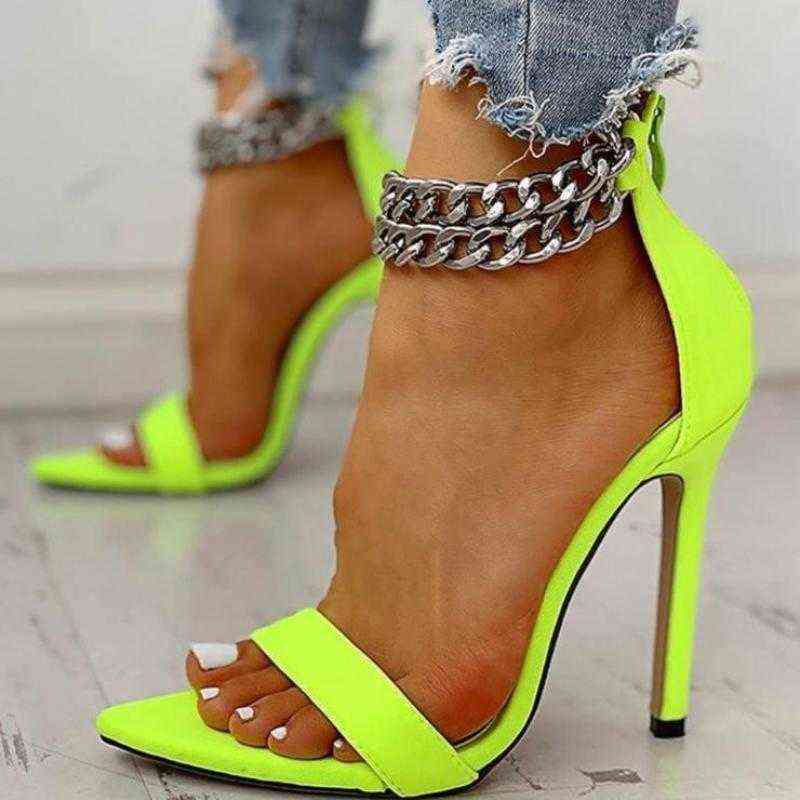 New Women Office Pumps Metal Decoration Chain Open Toe Thin Heels Sandals Leopard Fashion Stylish Shoes Ytmtloy AA220301, Brown
New Women Office Pumps Metal Decoration Chain Open Toe Thin Heels Sandals Leopard Fashion Stylish Shoes Ytmtloy AA220301, Brown