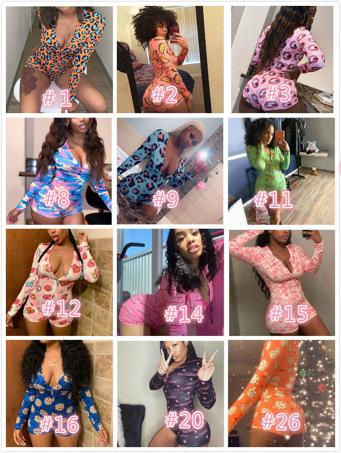 Women's Jumpsuits & Rompers Designer Nightwear Playsuit Workout Button Skinny Leopard Print V-neck Short Onesies Plus Size 825 B2Z, Mix colour or leave a message
Women's Jumpsuits & Rompers Designer Nightwear Playsuit Workout Button Skinny Leopard Print V-neck Short Onesies Plus Size 825 B2Z, Mix colour or leave a message