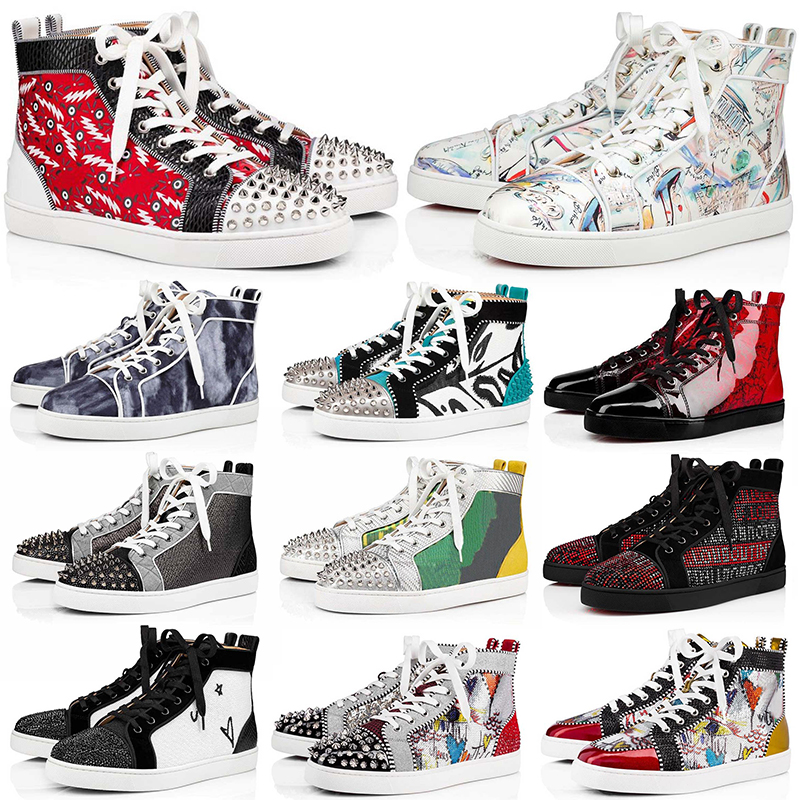 top quality red bottoms shoes big size us 13 luxurys designers mens womens casual platform sneakers spikes all black loafers vintage flat bottom trainers eur 35-47, Item.1
top quality red bottoms shoes big size us 13 luxurys designers mens womens casual platform sneakers spikes all black loafers vintage flat bottom trainers eur 35-47, Item.1