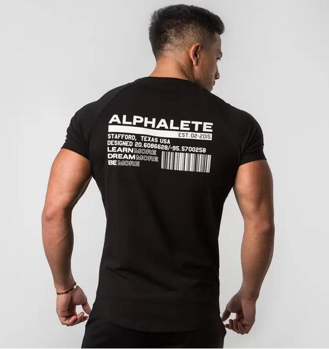 New Summer Fashion ALPHALETE Short Sleeve T-Shirts Bodybuilding and Fitness Mens Gyms Clothing Workout Cotton T-Shirt Men, Black black
New Summer Fashion ALPHALETE Short Sleeve T-Shirts Bodybuilding and Fitness Mens Gyms Clothing Workout Cotton T-Shirt Men, Black black