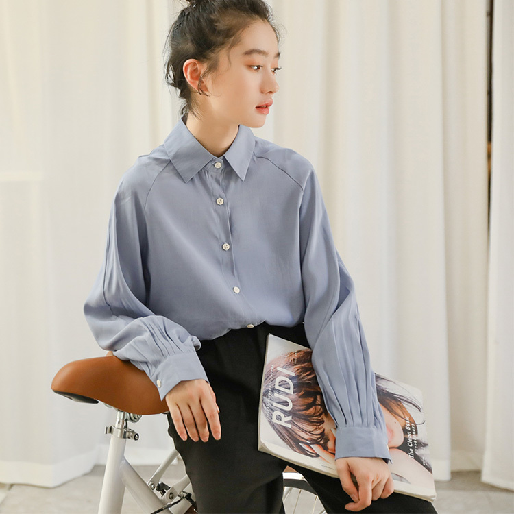 spring Vintage solid Shirt female Oversize Tops Women Long sleeve Girls Blouse Summer Plus Size Blouses femme Blusas 210423
