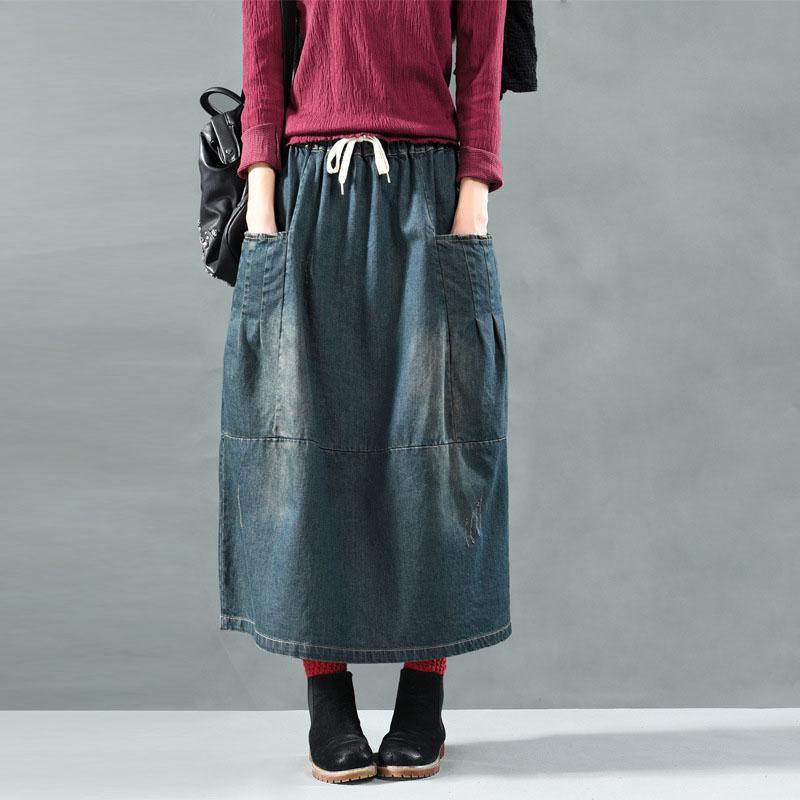 Spring Denim Skirts For Women Jeans Midi Skirt Female Korean Style A-line 2021 Autumn Vintage Clothes, Picture color
Spring Denim Skirts For Women Jeans Midi Skirt Female Korean Style A-line 2021 Autumn Vintage Clothes, Picture color