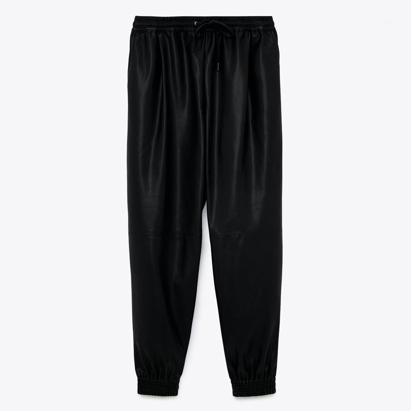 Women' Pants & Capris Novalya Casual Black PU Leather Women Fashion Elastic Waist Trousers Elegant Ankle Banded Female Ladies IA, Zrpa7964
Women' Pants & Capris Novalya Casual Black PU Leather Women Fashion Elastic Waist Trousers Elegant Ankle Banded Female Ladies IA, Zrpa7964