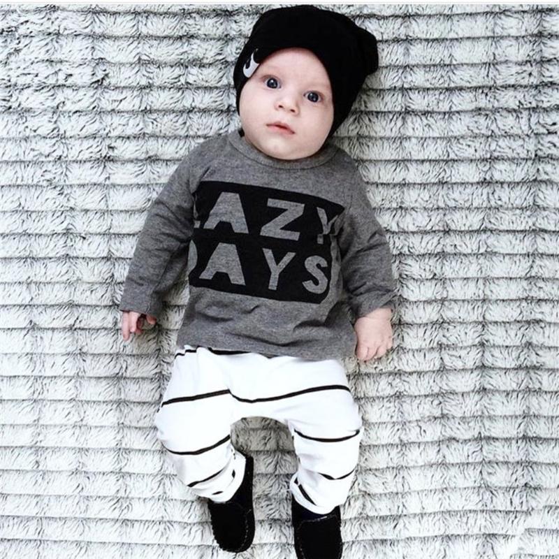 Clothing Sets Spring Baby Boy Clothes Cotton Long-sleeved Letter T-shirt+pants Set Born Girl Suit For, White
Clothing Sets Spring Baby Boy Clothes Cotton Long-sleeved Letter T-shirt+pants Set Born Girl Suit For, White