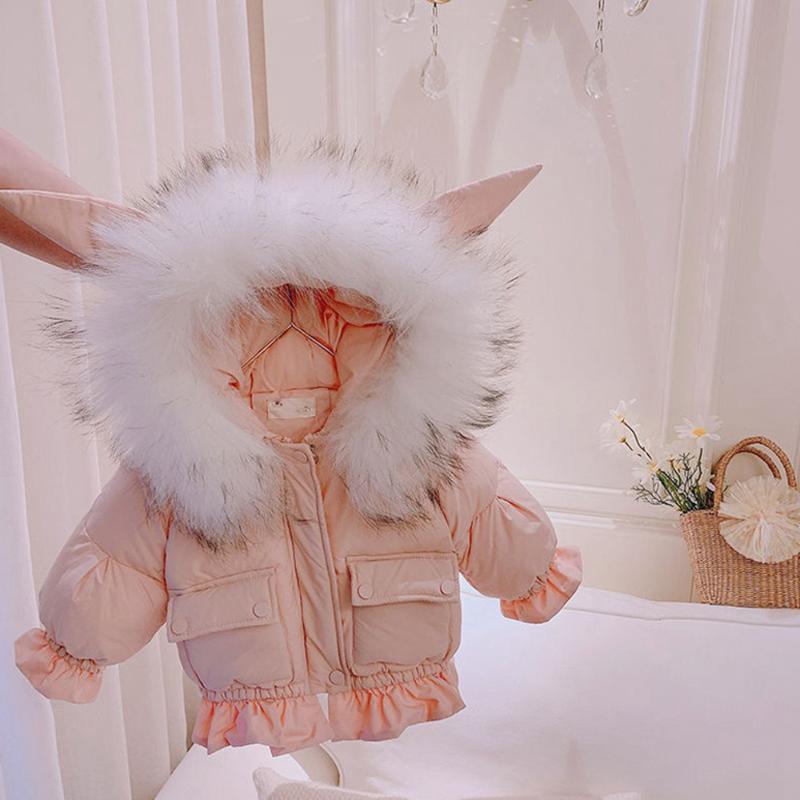 Down Coat Warm Winter Girl Kids Princess Thicken Long Sleeve Children Baby Cotton-padded Hooded Parkas Outwear Cardigan Casaco ADK438, Blue;gray
Down Coat Warm Winter Girl Kids Princess Thicken Long Sleeve Children Baby Cotton-padded Hooded Parkas Outwear Cardigan Casaco ADK438, Blue;gray