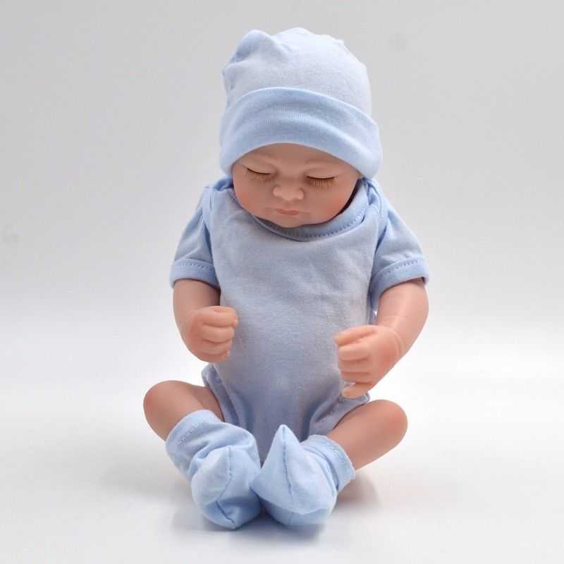 Reborn dolls Full silicone body reborn baby boy Sleeping dolls Girls Bath Lifelike Real Bebe Brinquedos Reborn Bonecas2931