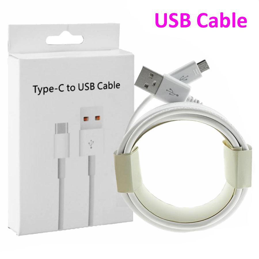 2021 Cell Phone Cables 1m 3FT USB Type C Micro Cable Fast Charging Cords Quick Charger for Samsung Galaxy S 7 8 9 10 note Android Phones With Retail Box, White
2021 Cell Phone Cables 1m 3FT USB Type C Micro Cable Fast Charging Cords Quick Charger for Samsung Galaxy S 7 8 9 10 note Android Phones With Retail Box, White
