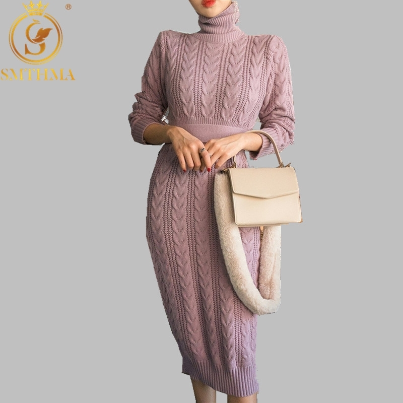 Autumn Winter Women Knitted Dress Turtleneck Thicken warm Sweater es Lady Slim Bodycon Long Sleeve Bottoming Vestidos 210520, Photo color
Autumn Winter Women Knitted Dress Turtleneck Thicken warm Sweater es Lady Slim Bodycon Long Sleeve Bottoming Vestidos 210520, Photo color