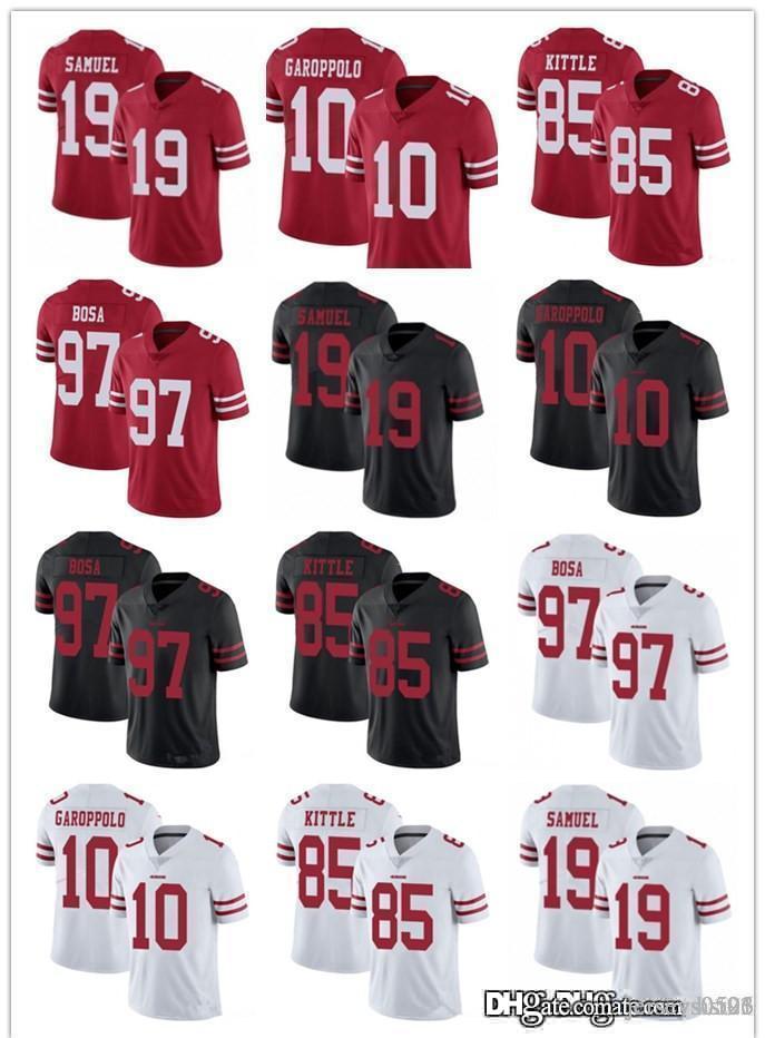 Men women Youth San Francisco 49ers 85 George Kittle 97 Nick Bosa 10 Jimmy Garoppolo black 19 Deebo Samuel red Football Jerseys, Black;red
Men women Youth San Francisco 49ers 85 George Kittle 97 Nick Bosa 10 Jimmy Garoppolo black 19 Deebo Samuel red Football Jerseys, Black;red