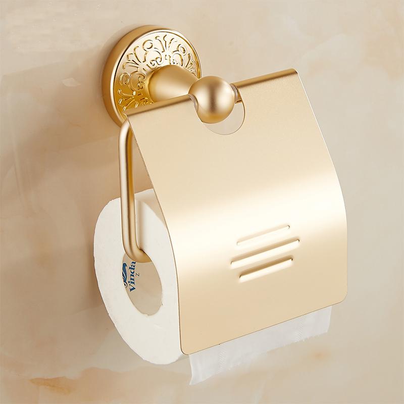 Toilet Paper Holders Golden Holder, European Antique Roll Rack,Bathroom Accessories Retro Tissue Holder Gold Plated
Toilet Paper Holders Golden Holder, European Antique Roll Rack,Bathroom Accessories Retro Tissue Holder Gold Plated