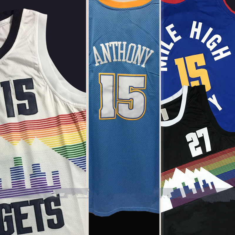 Jokic 15 Nikola Basketball Jerseys Carmelo 1 Porter Anthony Blue Black White Mens All stitched Size S-XXL, Black;red
Jokic 15 Nikola Basketball Jerseys Carmelo 1 Porter Anthony Blue Black White Mens All stitched Size S-XXL, Black;red
