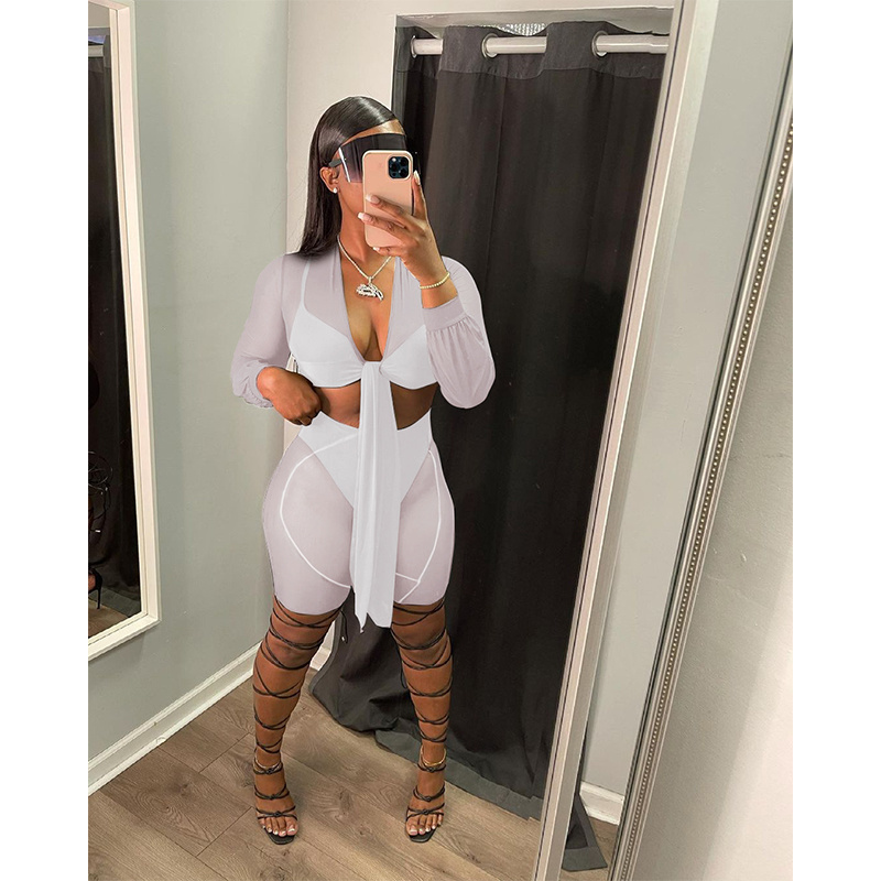 Sexy long-sleeved style women suit deep V top with pants high-quality 2021 fashion loose and comfortable commuting sports, White
Sexy long-sleeved style women suit deep V top with pants high-quality 2021 fashion loose and comfortable commuting sports, White
