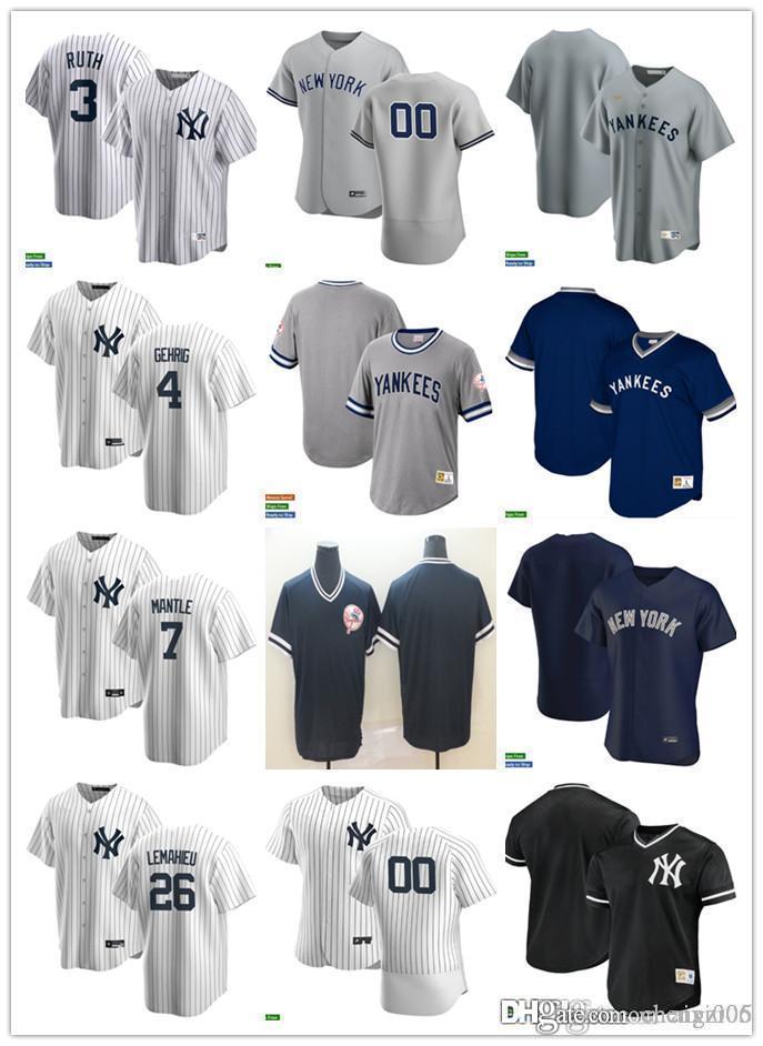 Men Women Youth NewYorkYankees4 Lou Gehrig 3 Babe Ruth 26 DJ LeMahieu 7 Mantle Custom Baseball Jersey Blank white gray nav, Colour
Men Women Youth NewYorkYankees4 Lou Gehrig 3 Babe Ruth 26 DJ LeMahieu 7 Mantle Custom Baseball Jersey Blank white gray nav, Colour