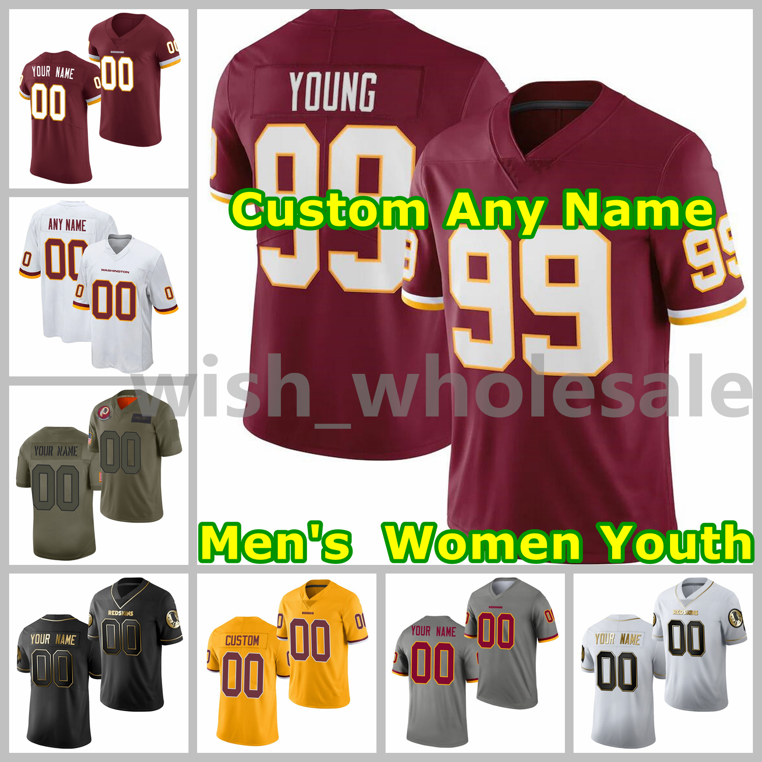 2021 Redskins American Football Jerseys Chase 99 Young Jersey Terry 17 McLaurin Antonio 24 Gibson Sammy 33 Baugh Bobby 49 Mitchell John 44 Riggins Custom Stitched, As photo
2021 Redskins American Football Jerseys Chase 99 Young Jersey Terry 17 McLaurin Antonio 24 Gibson Sammy 33 Baugh Bobby 49 Mitchell John 44 Riggins Custom Stitched, As photo