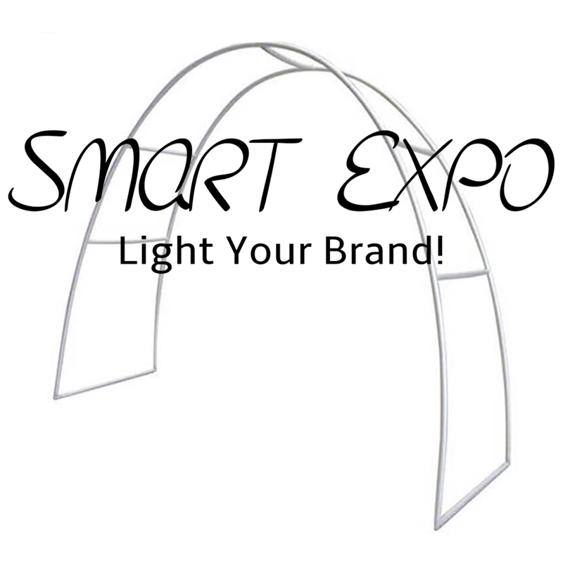 Exhibition Arch Entrance Trade Show Advertising Display Equipment with Tension Fabric Graphic and Portable Carry Bag