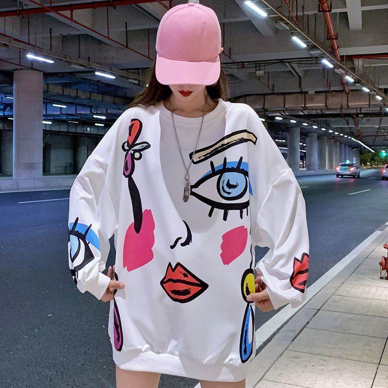 women's hoodies & sweatshirts lovely student girls from the cartoon printed harajuku plus size loose women's hoodies style pullove, Black
women's hoodies & sweatshirts lovely student girls from the cartoon printed harajuku plus size loose women's hoodies style pullove, Black