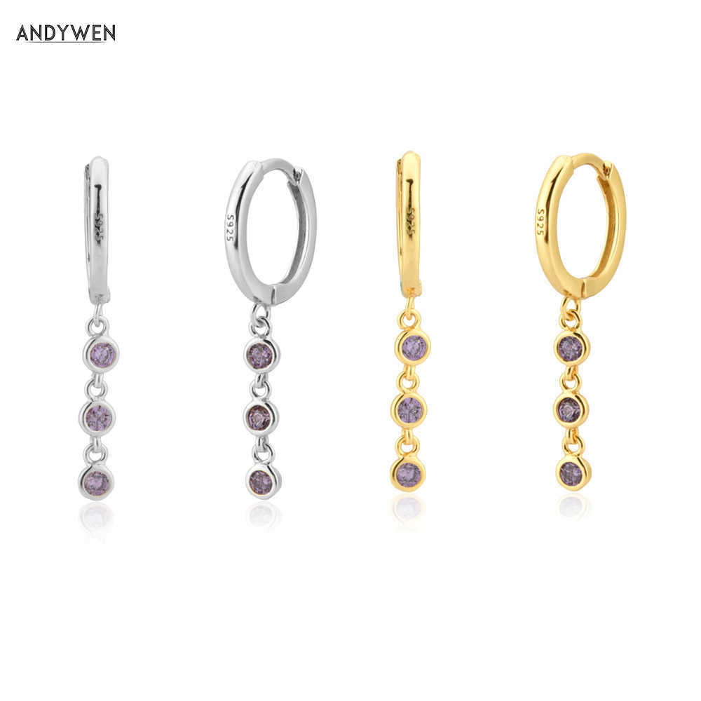 ANDYWEN 925 Sterling Silver Purple Charm Zircon Pendiente Drop Earring Rock Punk Jewelry Crystal Wedding Jewels Clips 210608
ANDYWEN 925 Sterling Silver Purple Charm Zircon Pendiente Drop Earring Rock Punk Jewelry Crystal Wedding Jewels Clips 210608
