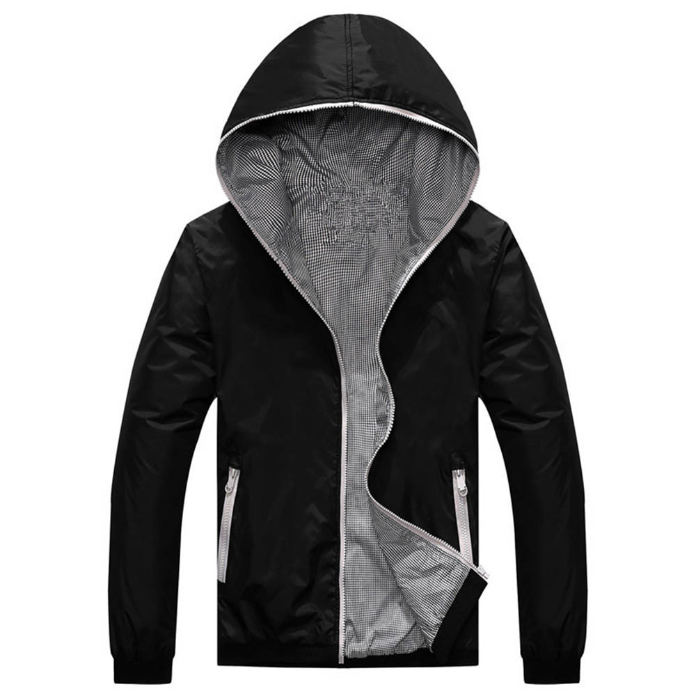 Jacket Men Spring Autumn Fashion Jacket Men's Hooded Casual Jackets Male Coat Thin Men Coat Outwear Couple JK18031 210518