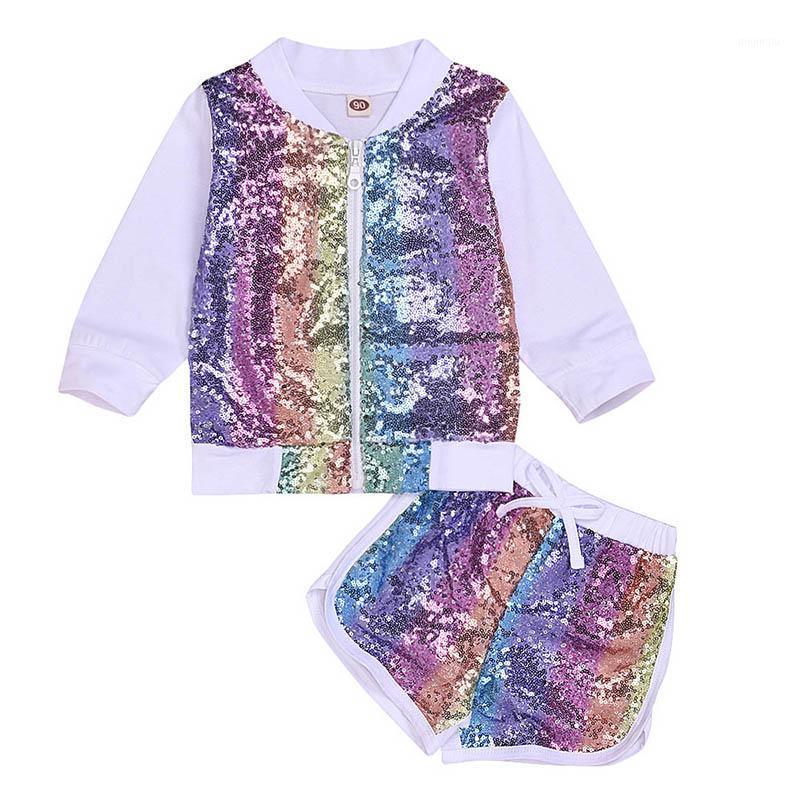 Clothing Sets Baby Girl Boy Sequins Sweatshirt Kids Long Sleeve Rainbow Zipper Coat Tops+Pants Shorts Set For Infant Child Shiny Clothes, White
Clothing Sets Baby Girl Boy Sequins Sweatshirt Kids Long Sleeve Rainbow Zipper Coat Tops+Pants Shorts Set For Infant Child Shiny Clothes, White