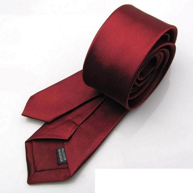 2021 Slim Narrow Black Tie For Men 5cm Casual Arrow Skinny Red Necktie Fashion Man Accessories Simplicity For Party Formal Ties