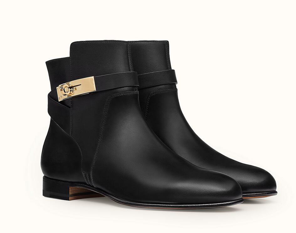 Famous Custom Shoes Paris Street Fashion Classic women Neo Ankle Boots Genuine Leather Designer Low-heeled black Brown Boot size 34-41
Famous Custom Shoes Paris Street Fashion Classic women Neo Ankle Boots Genuine Leather Designer Low-heeled black Brown Boot size 34-41