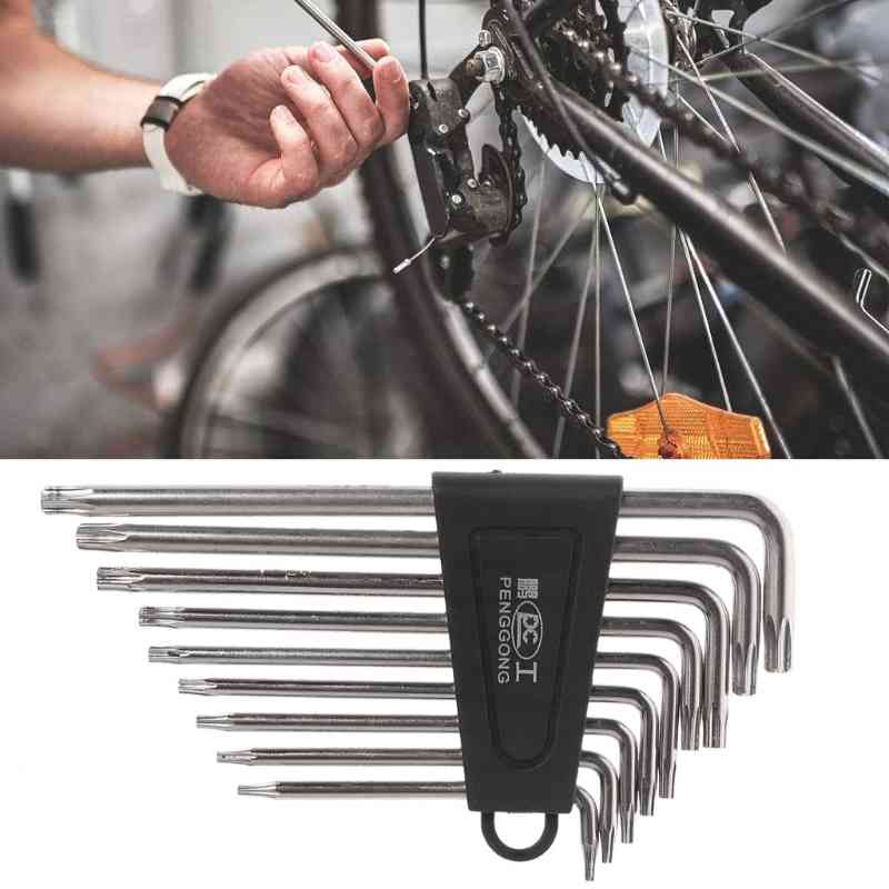 9 Pcs Inbus Key Sets Torx L Form Repair Tool Screwdriver Tool Set Useful