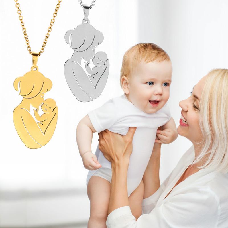 Charms Fashion Simple Love Necklace Stainless Steel Corrosion Family Series Pendant For Kids Mum HSJ88, Bronze;silver
Charms Fashion Simple Love Necklace Stainless Steel Corrosion Family Series Pendant For Kids Mum HSJ88, Bronze;silver