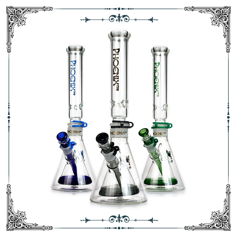 Phoenix 16'' straight tube glass bongs double glass beaker bong glass water pipes dab oil rig bubbler with downsteam and bowl
Phoenix 16'' straight tube glass bongs double glass beaker bong glass water pipes dab oil rig bubbler with downsteam and bowl