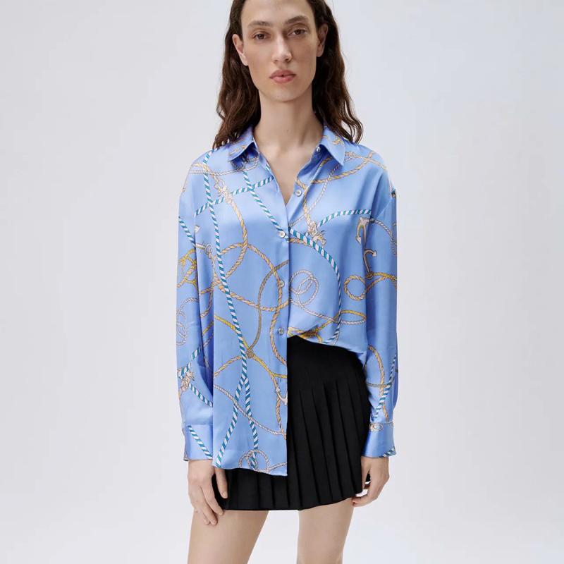 Women's Blouses & Shirts Unizera Spring 2021 Print Drape Long Sleeve Shirt Loose Fashion Versatile, Picture color
Women's Blouses & Shirts Unizera Spring 2021 Print Drape Long Sleeve Shirt Loose Fashion Versatile, Picture color