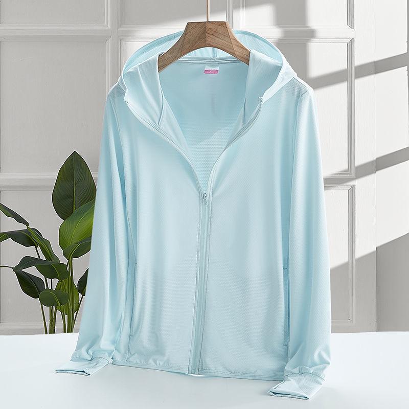 Summer Men Breathable Sportswear Skin Clothing UV Protection Wear Hooded Patchwork Coat Male Solid Sun-proof Jackets W170 Men's