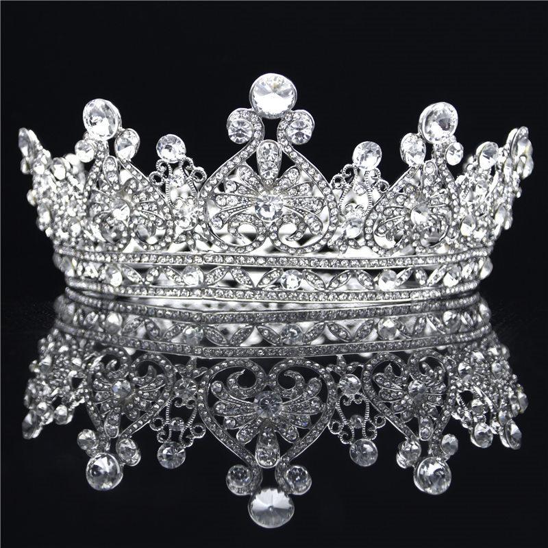 Hair Clips & Barrettes Luxury Rhinestone Tiara Crown Wedding Accessories Bridal Jewelry Queen Head Decorations Women Headpiece, Golden;silver
Hair Clips & Barrettes Luxury Rhinestone Tiara Crown Wedding Accessories Bridal Jewelry Queen Head Decorations Women Headpiece, Golden;silver