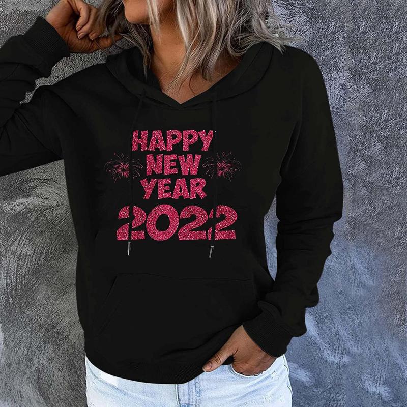 Women's Hoodies & Sweatshirts Harajuku Fashion Womens Round Neck Long Sleeve Pullover Loose Hooded Christmas Letter Printed Sweatshirt Stree, Black
Women's Hoodies & Sweatshirts Harajuku Fashion Womens Round Neck Long Sleeve Pullover Loose Hooded Christmas Letter Printed Sweatshirt Stree, Black