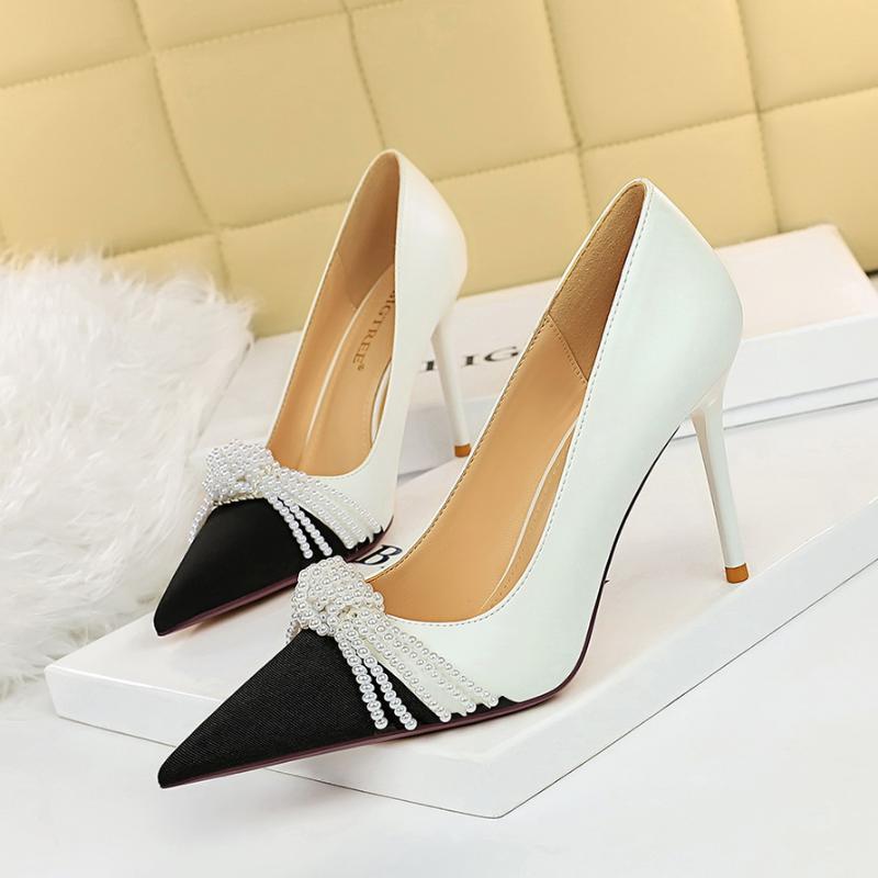 Dress Shoes BIGTREE Spring/Autumn For Women Fashion Mixed Colors Pointed Toe Thin High Heel Office Lady Pumps Slip-On Size 34-43, Black
Dress Shoes BIGTREE Spring/Autumn For Women Fashion Mixed Colors Pointed Toe Thin High Heel Office Lady Pumps Slip-On Size 34-43, Black