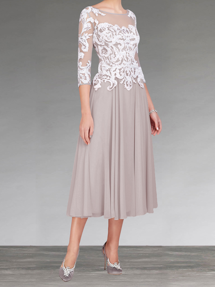 New Arrival Mother of the Bride Dress Custom Made and Applique about 90% Same