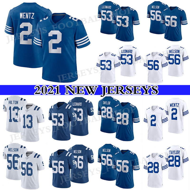 2 Carson Wentz 25 Marlon Mack football jerseys T.Y. Hilton 53 Darius Leonard IndianapolisColts Quenton Nelson 18 Peyton Manning Men's Stitched, Blue
2 Carson Wentz 25 Marlon Mack football jerseys T.Y. Hilton 53 Darius Leonard IndianapolisColts Quenton Nelson 18 Peyton Manning Men's Stitched, Blue