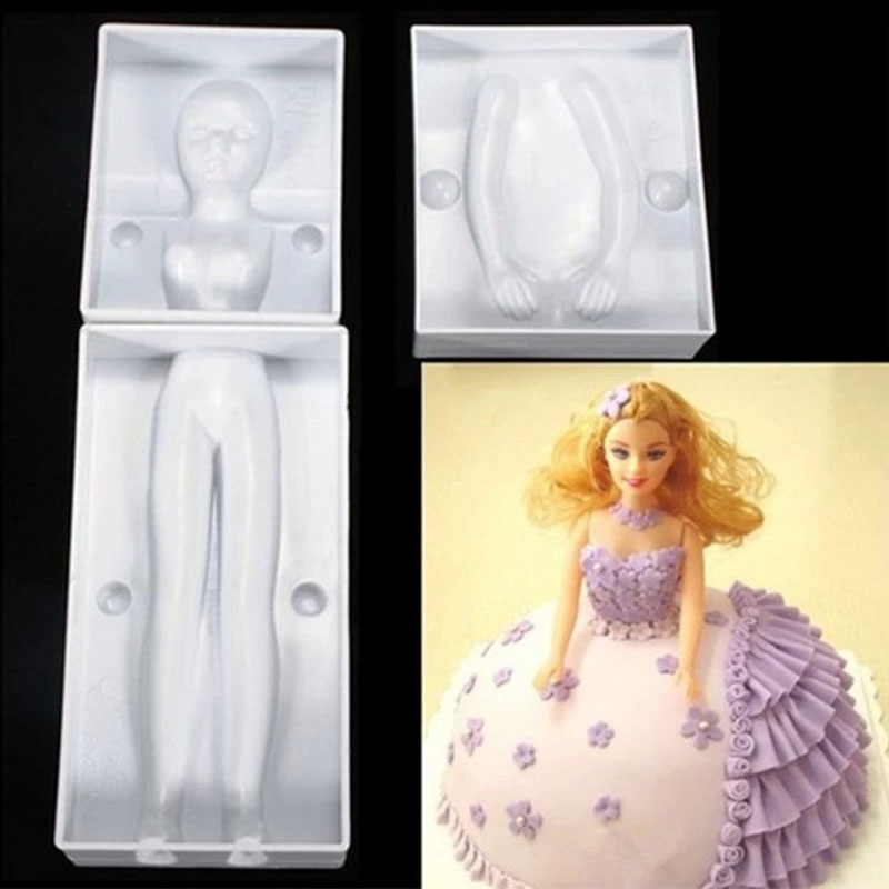 1 Set Cake Decorating Tools 3D People Shaped Sugar Fondant Mould Baking Accessories Human Body Kitchen Gadgets Cake Figure Mold