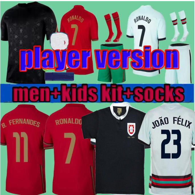 21 22 23 RONALDO Centenary soccer jerseys national team JOAO FELIX 2021 Bernardo B.FERNANDES Diogo J. NEVES Camisa de futebol men kids kit training football shirts, Away +patch
21 22 23 RONALDO Centenary soccer jerseys national team JOAO FELIX 2021 Bernardo B.FERNANDES Diogo J. NEVES Camisa de futebol men kids kit training football shirts, Away +patch