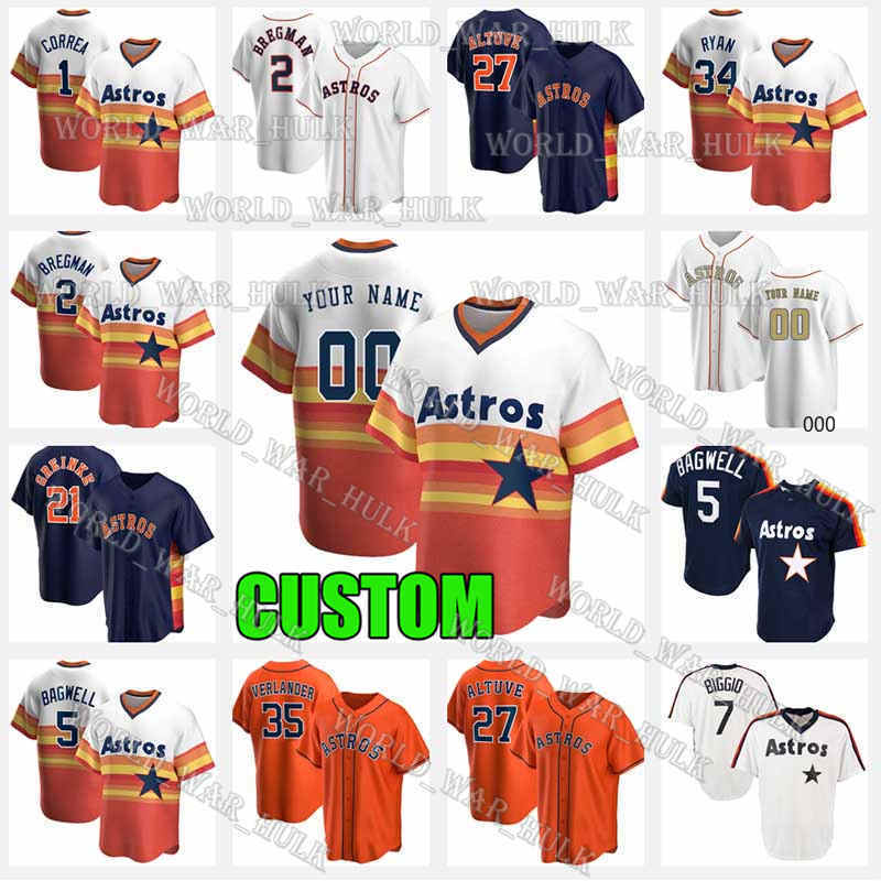 Craig Biggio Houston Jersey Custom Alex Bregman Justin Verlander Astros Jose Altuve Carlos Correa Nolan Ryan Jeff Bagwell Michael Brantley, Custom 2021 new cool base(taikongren)
Craig Biggio Houston Jersey Custom Alex Bregman Justin Verlander Astros Jose Altuve Carlos Correa Nolan Ryan Jeff Bagwell Michael Brantley, Custom 2021 new cool base(taikongren)