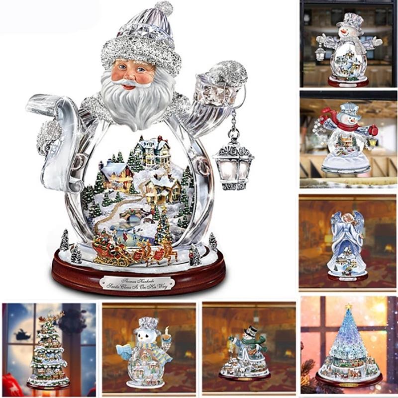 Christmas Decorations Tree Rotating Sculpture Train Decoration Window Stickers Winter Home Drop
Christmas Decorations Tree Rotating Sculpture Train Decoration Window Stickers Winter Home Drop