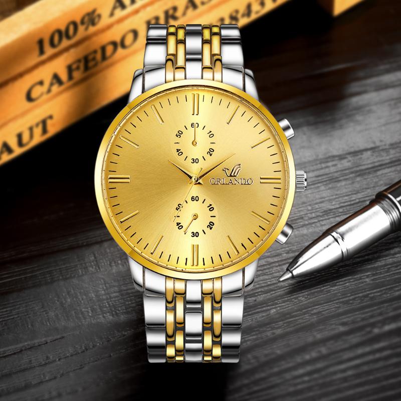 Wristwatches DHL Korean Fashion Orlando Stainless Steel Quartz Watch Gift Business Men Factoy Wholesale, Black dial
Wristwatches DHL Korean Fashion Orlando Stainless Steel Quartz Watch Gift Business Men Factoy Wholesale, Black dial