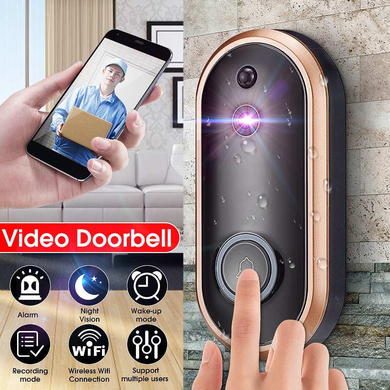 

Smart Video Doorbell WiFi camera Visual Intercom Door Bells M6 1080P Wireless Security Cam Low Power Consumption Remote Monitoring
