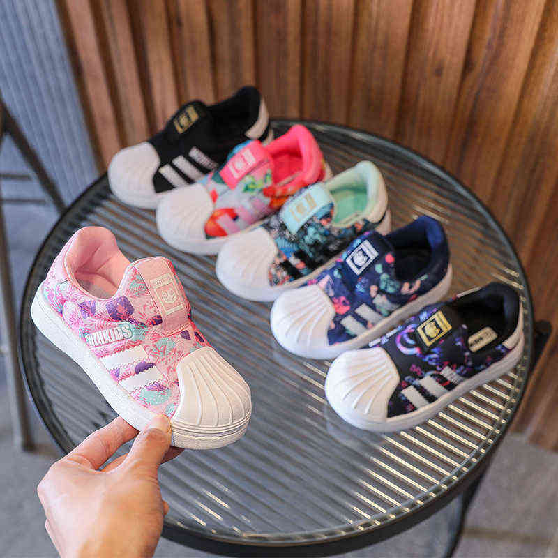 2021 Brand Kids Sheos For Girls Sneakers Fashion Boys Casual Children Girl Sport Running Child Shoes Chaussure Enfant H260130