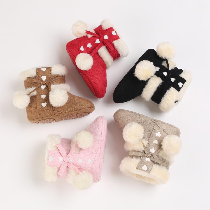 Boots 2021 Baby Autumn Winter Girl Boys Warm Shoes Solid Fashion Toddler Fuzzy Balls First Walkers Kid 0-18M, Black;grey
Boots 2021 Baby Autumn Winter Girl Boys Warm Shoes Solid Fashion Toddler Fuzzy Balls First Walkers Kid 0-18M, Black;grey