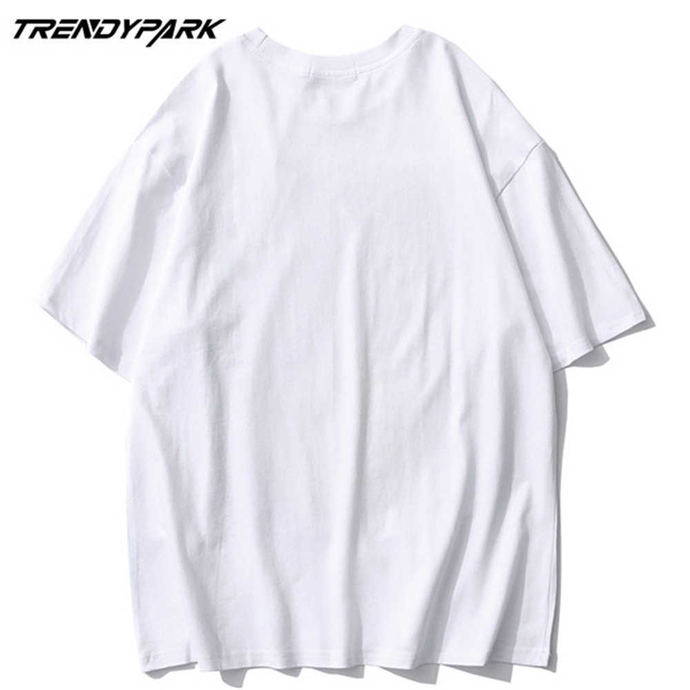 T-shirt Men Basic Letters Print Summer Short Sleeve Printed Tee Oversized Cotton Casual Harajuku Streetwear Top Tshirts Clothing 210601