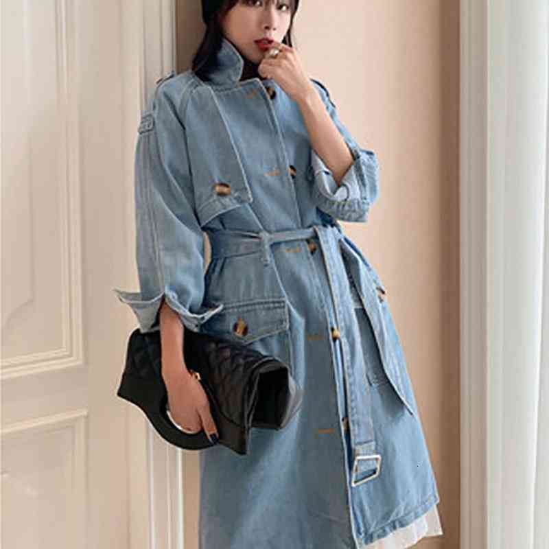 Women's Trench Coats Spring Vintage Plus Size Korean Long Jean Women With Belt High Street Loose Casual Autumn Denim Outerwear S-2XL k8DO# 3VEJ, 1# shoe box
Women's Trench Coats Spring Vintage Plus Size Korean Long Jean Women With Belt High Street Loose Casual Autumn Denim Outerwear S-2XL k8DO# 3VEJ, 1# shoe box