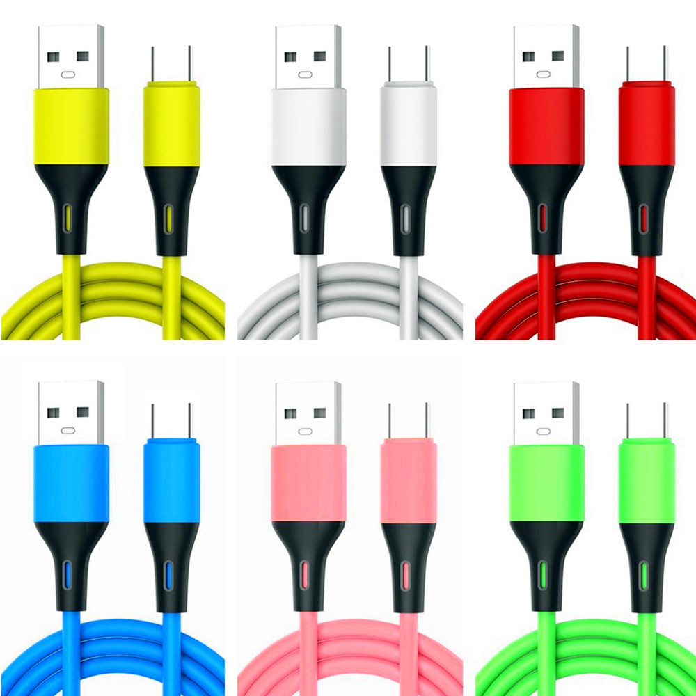 1m 3ft Colorful TPE Soft cables USB-C Type c Micro USb Cable For Samsung Huawei P30 P40 htc android phone pc, Mix color by buyer
1m 3ft Colorful TPE Soft cables USB-C Type c Micro USb Cable For Samsung Huawei P30 P40 htc android phone pc, Mix color by buyer